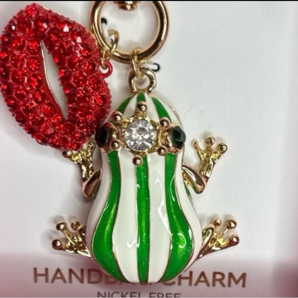 Charming Frog Bag Charm - image 3